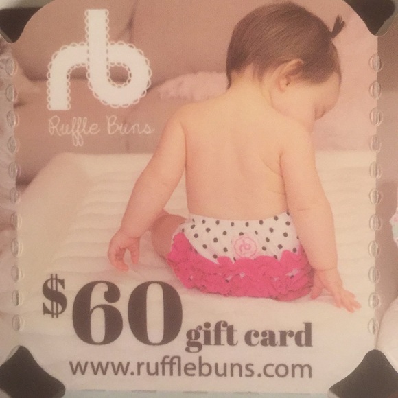 Ruffle Buns Gift Card Value: $60.00 - Picture 1 of 1